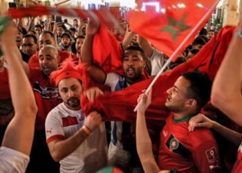 الجماهير المغربية ..  تفوز بكأس قطر