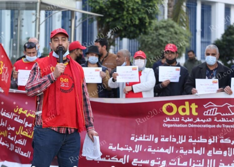 المنظمة الديمقراطية للشركة الوطنية للإذاعة والتلفزة .. تعود للاحتجاج يوم 20 مارس