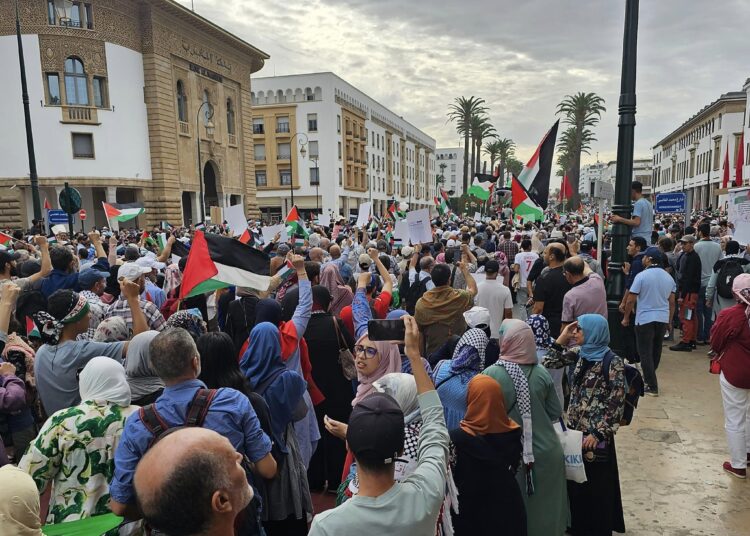 الرباط الآن: فلسطين .. أو الطوفان / صور
