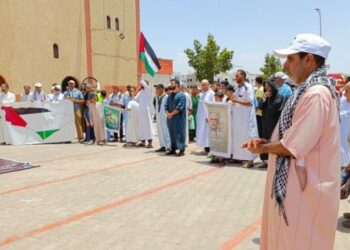 في 40 مدينة مغربية.. تنظيم أكثر من 55 مظاهرة تضامنا مع غزة