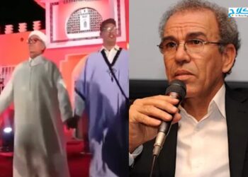 شاهد .. الناشط الأمازيغي والحقوقي أحمد عصيد يرقص ويغني رفقة فرقة أحواش الأمازيغية
