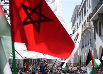 مغاربة يتظاهرون في طنجة رفضا للتجويع الإسرائيلي بغزة