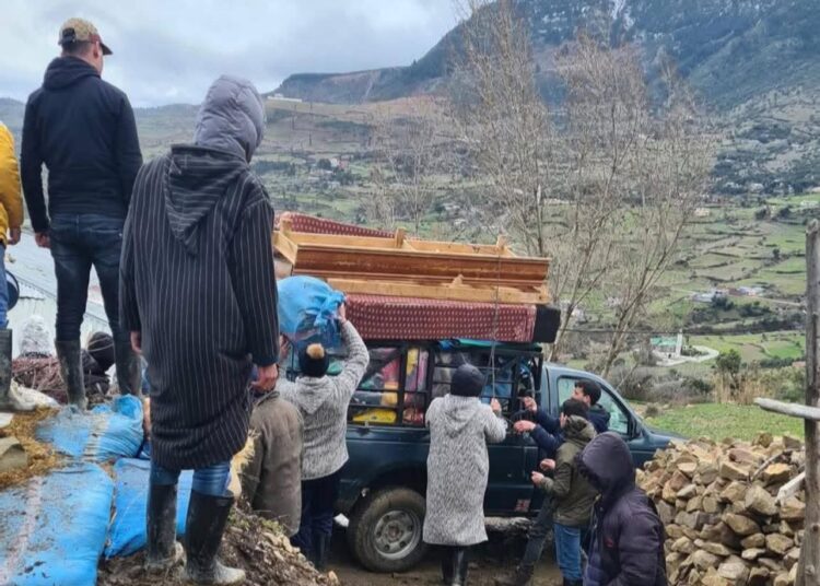 مأساة إنسانية في أعالي شفشاون: انهيار المنازل يُشرّد 11 أسرة بدوار أولاسن