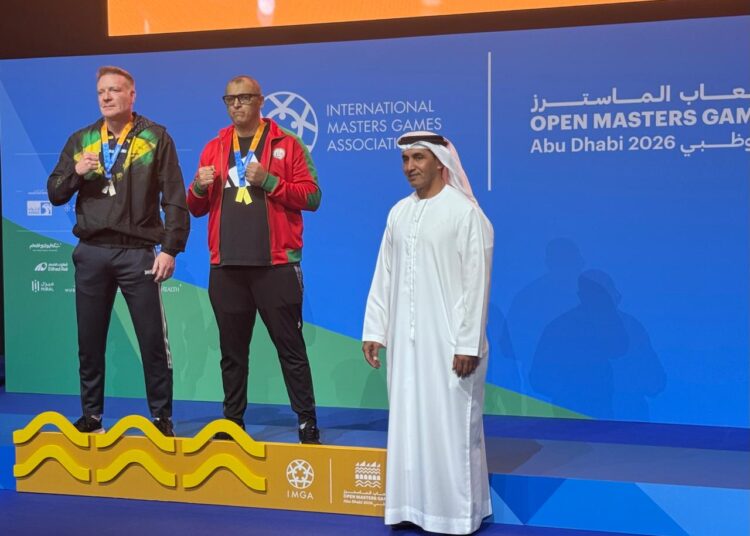 يوسف بنجنة يرفع الراية المغربية عالياً ويتوج بذهبيتين في المواي طاي بألعاب الماسترز بأبوظبي