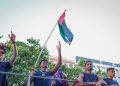 لامين يامال يرفع علم فلسطين في احتفالات برشلونة بالدوري الإسباني