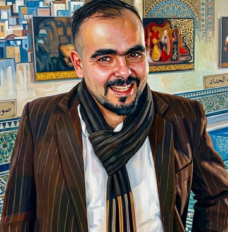 *  الفنان محمد العاقل رئيس فرع النقابة المغربية لمهنيي الفنون الدرامية بتطوان و عضو المكتب الوطني. 