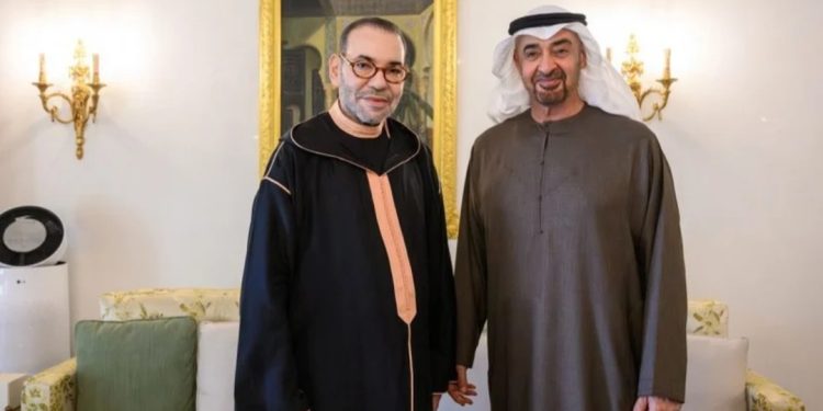 العاهل المغربي ورئيس الإمارات يناقشان قضايا شرق أوسطية
