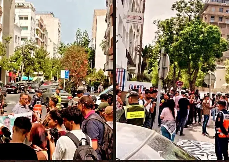 احتجاج أمام القنصلية الإيطالية بالدار البيضاء ومطالب بالعدالة لعبد الرحيم فقير
