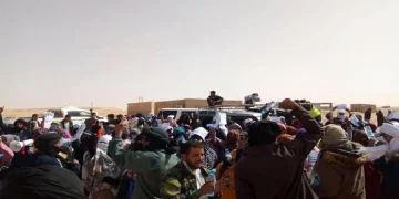 احتجاجات في مخيمات تندوف تطالب بعلاج مرضى وتندد بتدخل البوليساريو