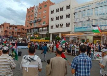 «لا للتطبيع».. احتجاجات مغربية تتجدد دعماً لفلسطين ورفضاً لتوسيع العلاقات مع إسرائيل