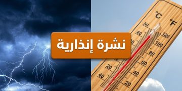 نشرة إنذارية: زخات رعدية وبرد تضرب 6 أقاليم من الزوال إلى الليل